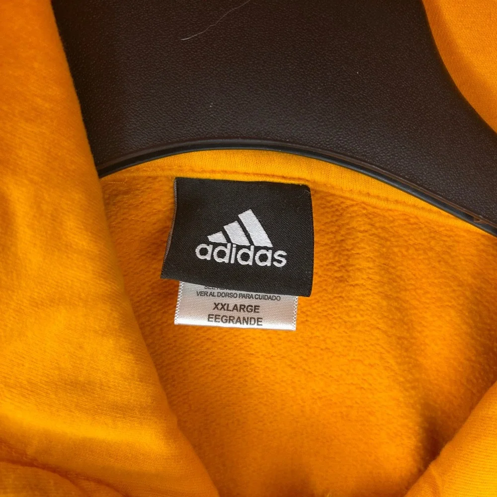 Tennessee Volunteers Hoodie Mens XXL Adidas Orange Vols Pullover Sweatshirt